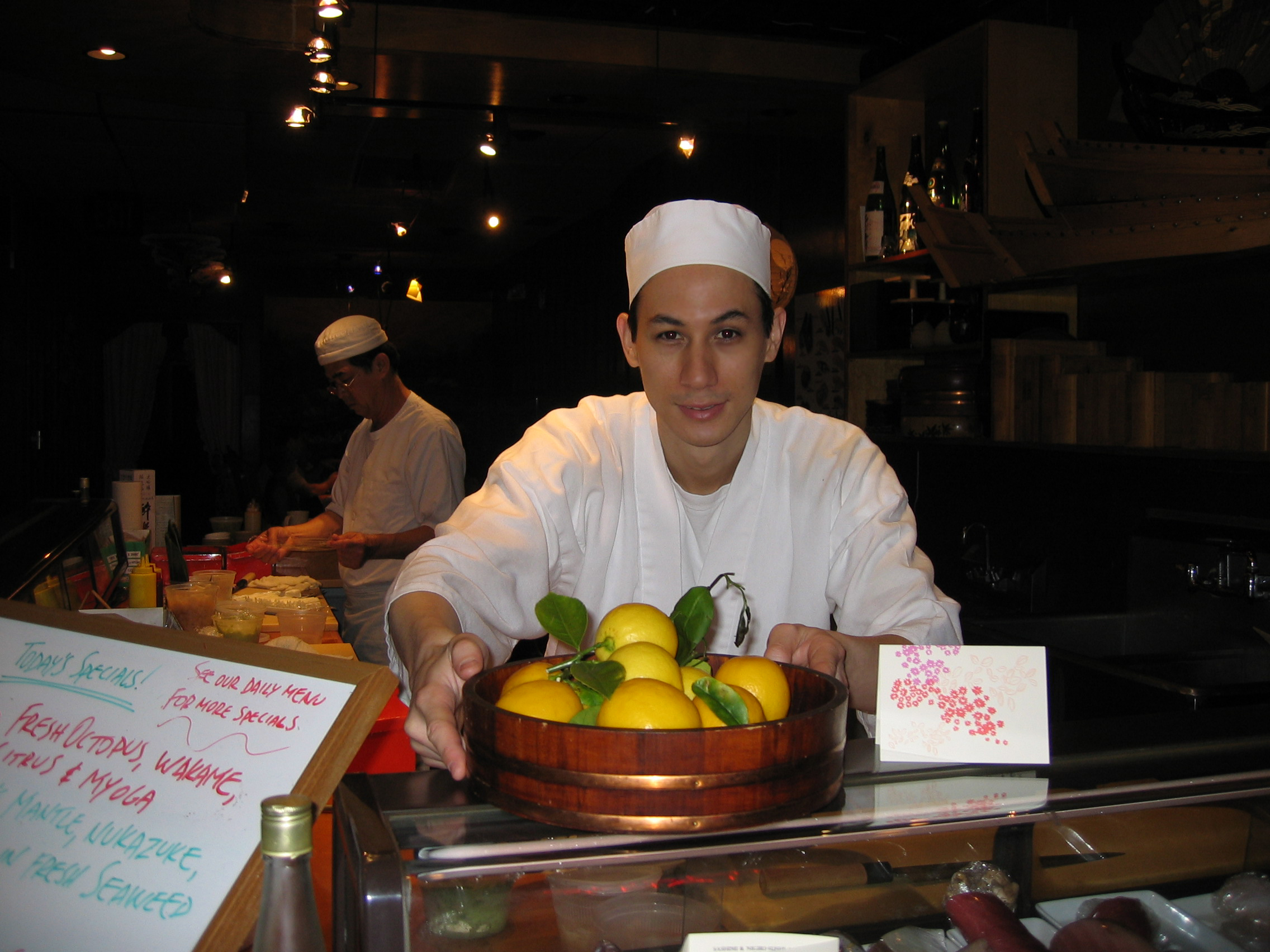 Siam River, Kevin Cory, meyer lemons from Tamiko Ishidate in San Francisco